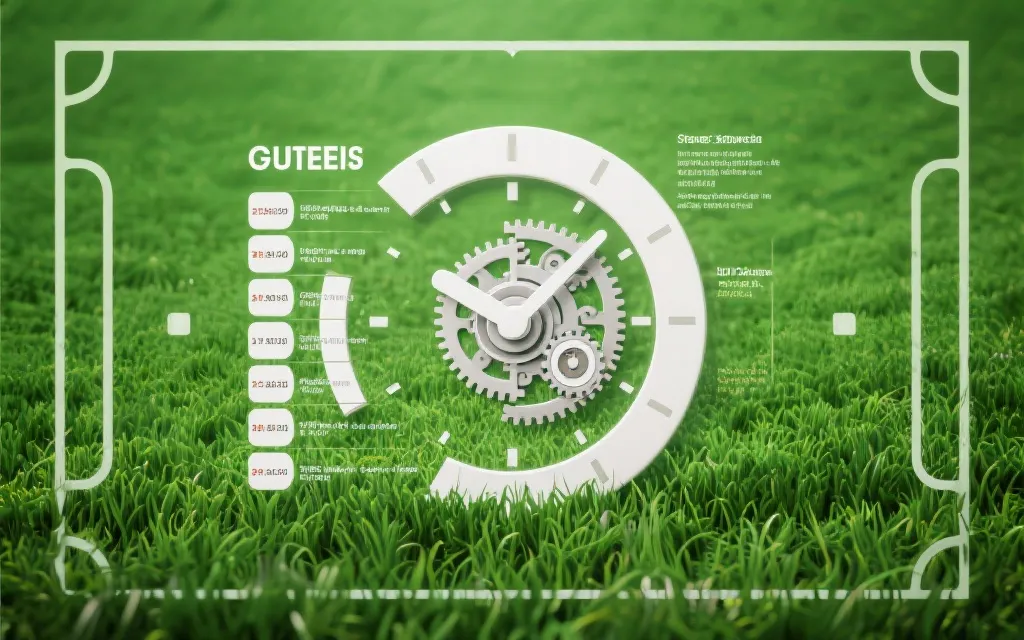 世界杯赛程表与时钟叠加的视觉概念，展示黄金时段与不容错过的焦点赛事